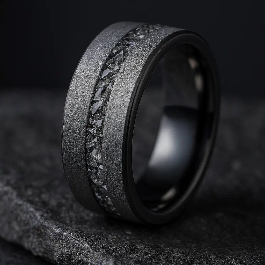 Cosmos Meteorite Band 8mm - Spartan Kings