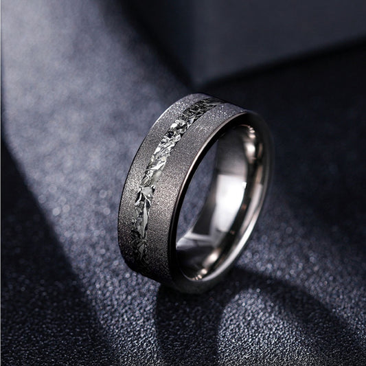 Cosmos Meteorite Band 8mm