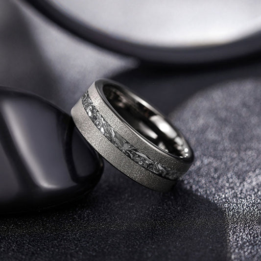 Cosmos Meteorite Band 8mm