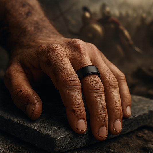 Onyx Tungsten Band 8mm