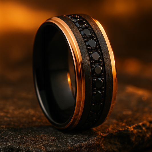 Aureus Obsidian Band 8mm